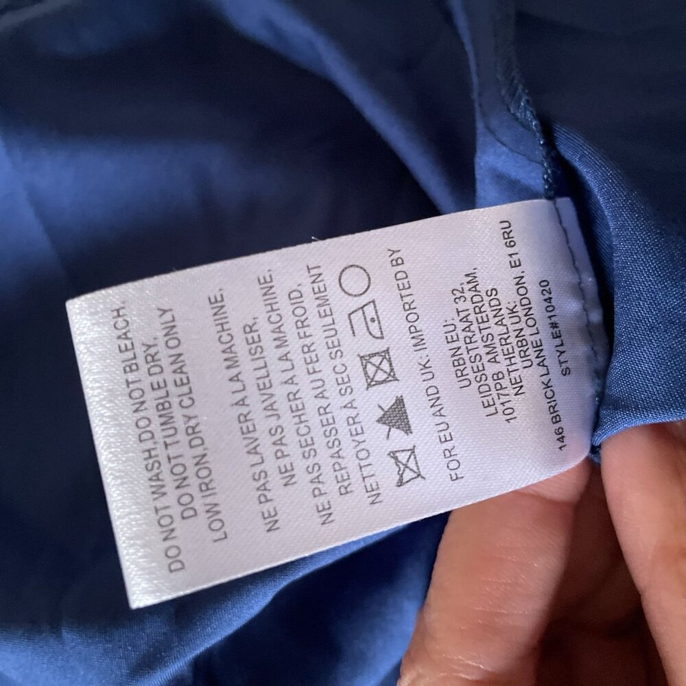 NWT Anthropologie Hutch Tulle Navy Bow Dress SZ 10 Coquette Formal strapless - Picture 11 of 11
